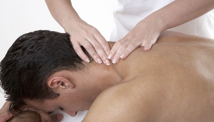 Massage für Osteochondrose der Wirbelsäule