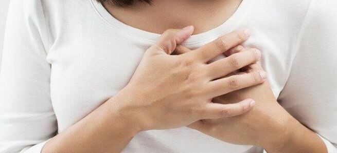 Im Gegensatz zur thorakalen Osteochondrose geht die VSD mit Herzschmerzen einher