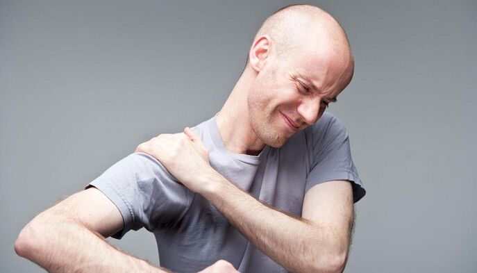 Schmerzen dahinter mit Osteochondose